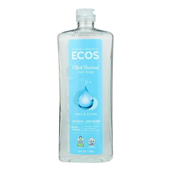 Ecos Dishmate Free & Clear 25 oz (Pack Of 6)