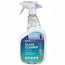 Liquid Glass Cleaner, Clear, Vinegar, Trigger Spray Bottle, 6 PK