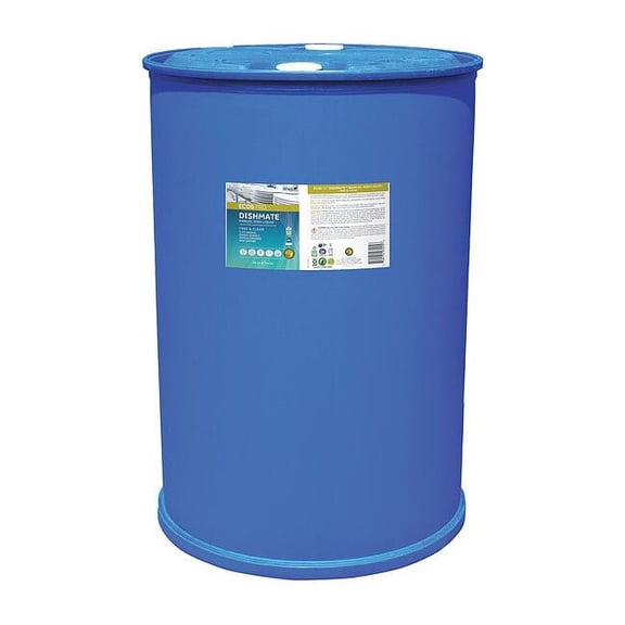 Ecos Liquid Dish Soap, Drum, 55 gal, Concentrated, Unscented PL9721/55
