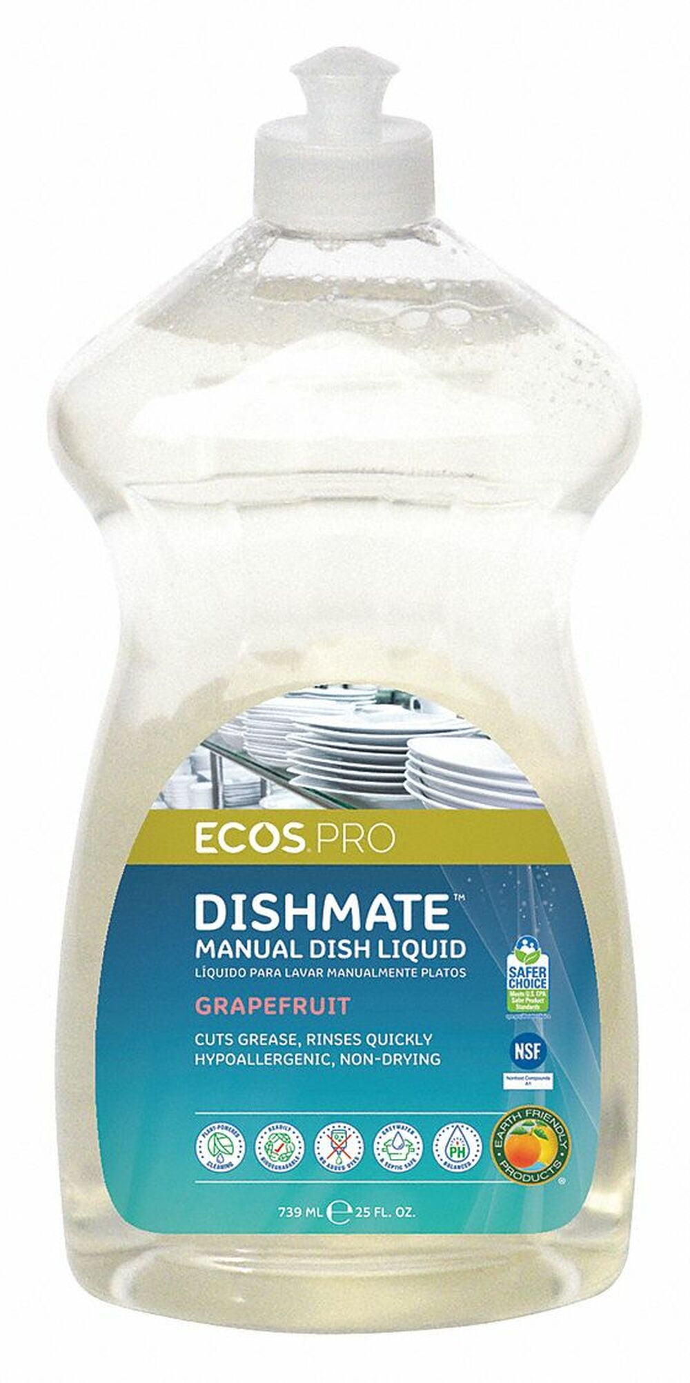 Ecos Pro Hand Wash,Dishwashing Soap,25 oz. PL9722-6 PL9722/6 ZO-G2532731