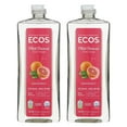 thumbnail image 1 of Ecos, Ultra Dishmate, Natural Liquid Dishwashing Cleaner, Grapefruit, 25 fl oz, Pack of 2, 1 of 4