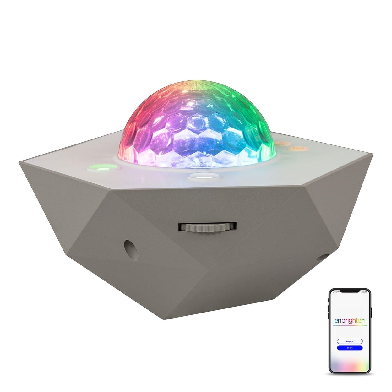 Ecoscapes Wi-Fi Galaxy Night Light Projector with Soothing Sounds