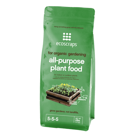 Miracle-Gro - Ecoscraps for Organic Gardening All-Purpose Plant Food 4lbs - Black