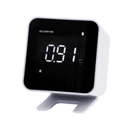 Ecosense EcoBlu EB100 Digital Radon Detector, Fast & Accurate, Short & Long-Term Monitoring, Full LED Screen, Easy to Use White