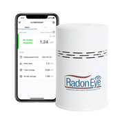 Ecosense RadonEye RD200 Home Radon Detector, Fast and Accurate Detection of Fluctuating Radon Levels with Continuous Monitoring and Trend Charts