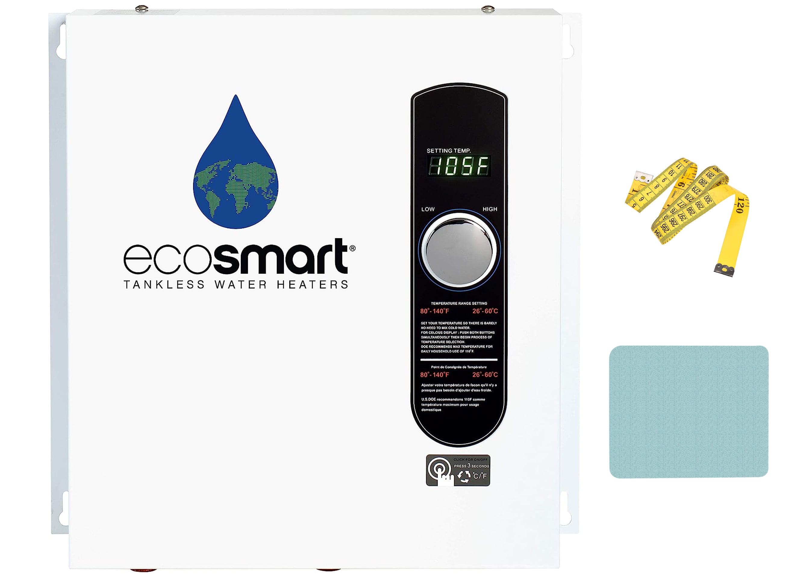 Ecosmart ECO 36 36kw 240V Electric Tankless Water Heater with Patented