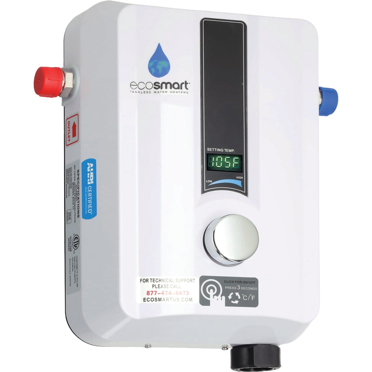 Ecosmart Electric 240 V 13 KW Electric Tankless Water Heater