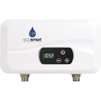 EcoSmart White 6.5kW 240V Tankless Electric Water Heater