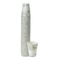 thumbnail image 1 of Ecosmart Viridian 8 oz. Paper Hot Cups with Plastic Lining - White/Green (50-Piece/Pack), 1 of 3