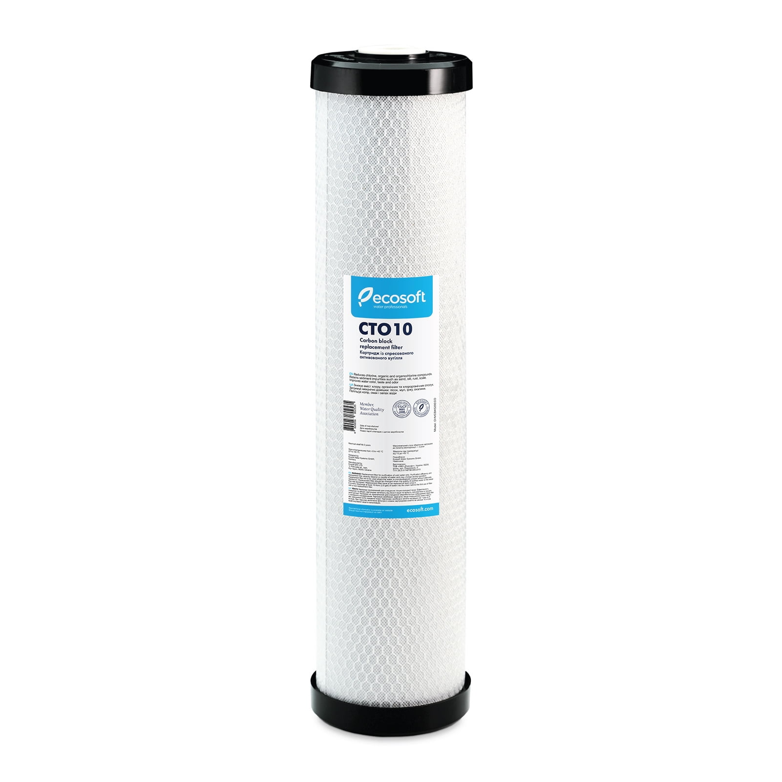 Ecosoft Advanced Replacment Filters Stage 2 for Reverse Osmosis Systems Replacement Water Filters