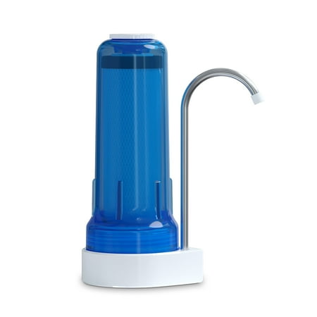 Ecosoft Countertop Filteration System Purifies Water, User Friendly and Easily Installed (Blue)