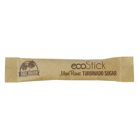 Ecostick, Maui Raws Turbinado Sugar 3 g. (2000 Count)