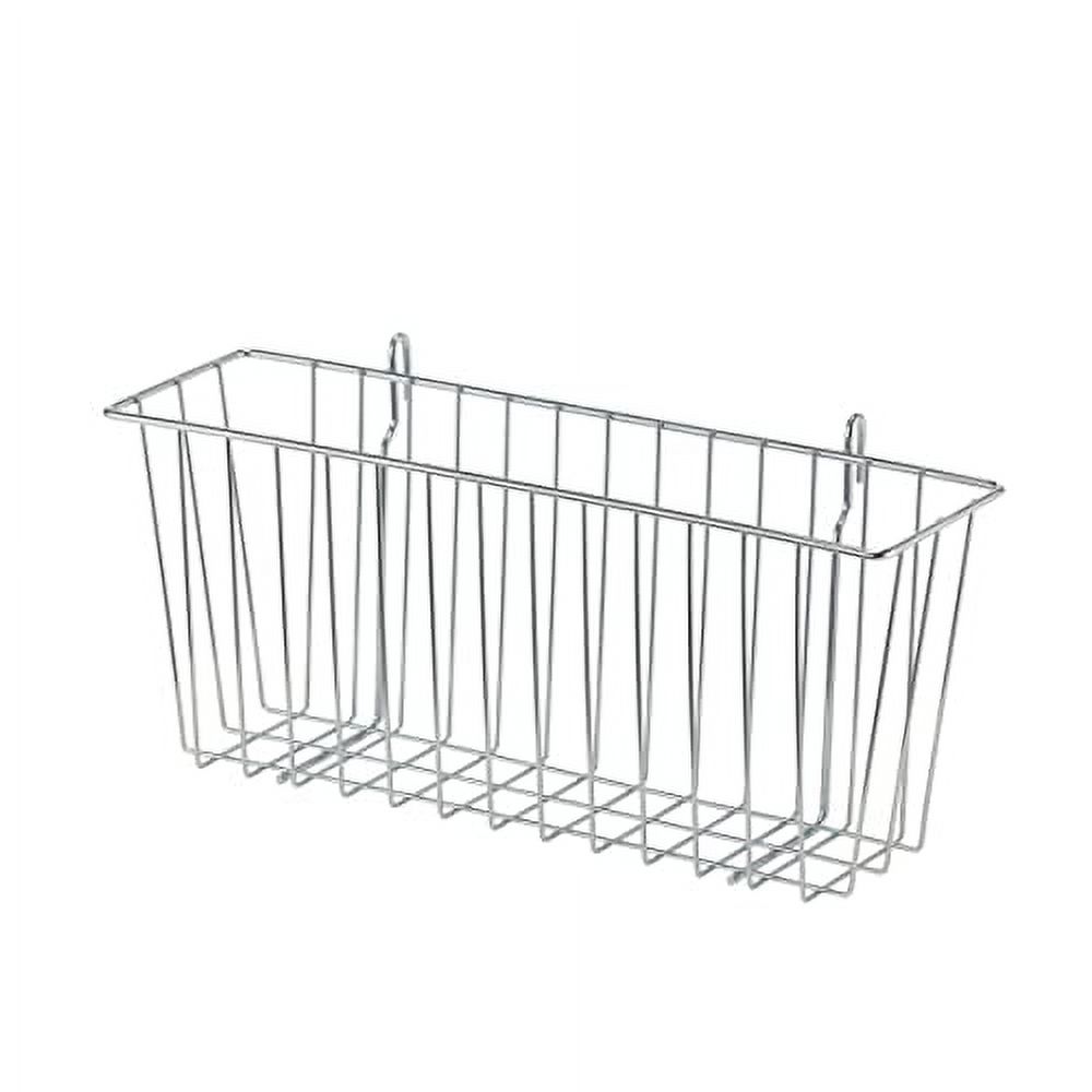 Ecostorage 15Inch Metal Hanging Basket To Use With Shelf Units And