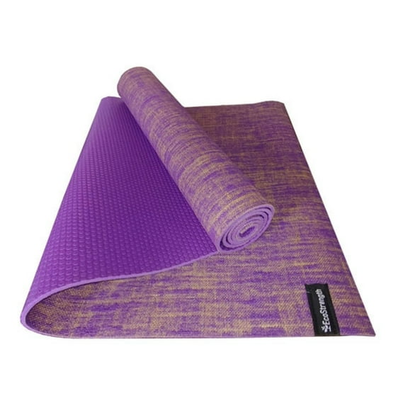 EcoStrength Purple Orchid Hemp and Jute Blend Yoga Mat
