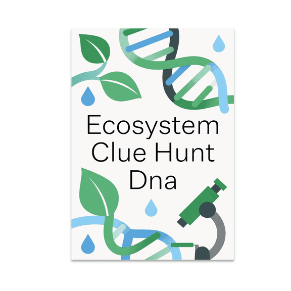 Ecosystem Clue Hunt DNA Wall Art - Science Enthusiast - 13x19 Poster Print