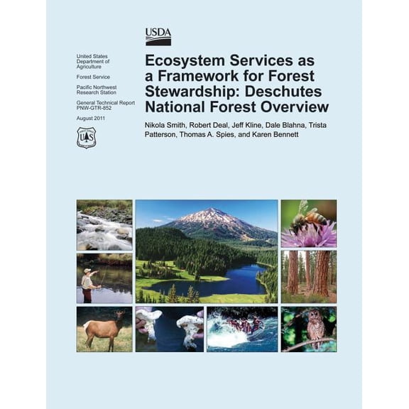 Ecosystem Services as a Framework for Forest Stewardship: Deschutes National Forest Overview (Paperback)