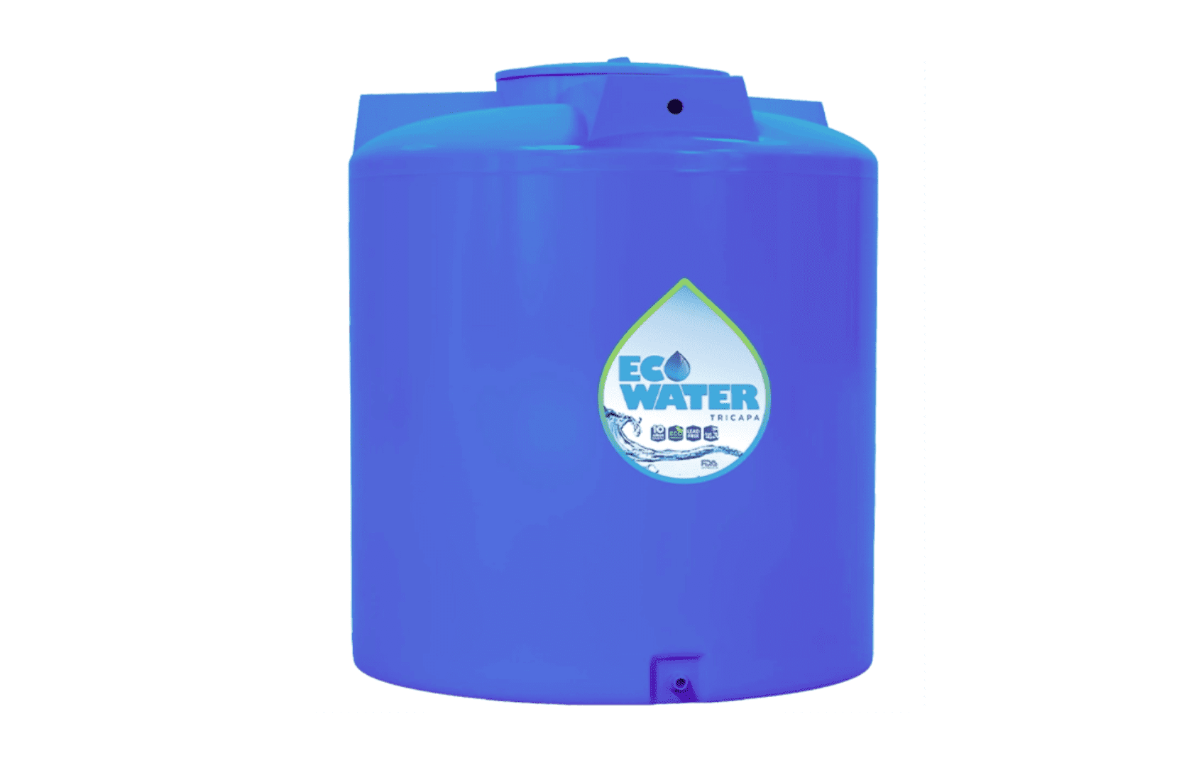 Eco Water 150 Gls Water Tank, Blue Color, Weight In 1245 pounds Full