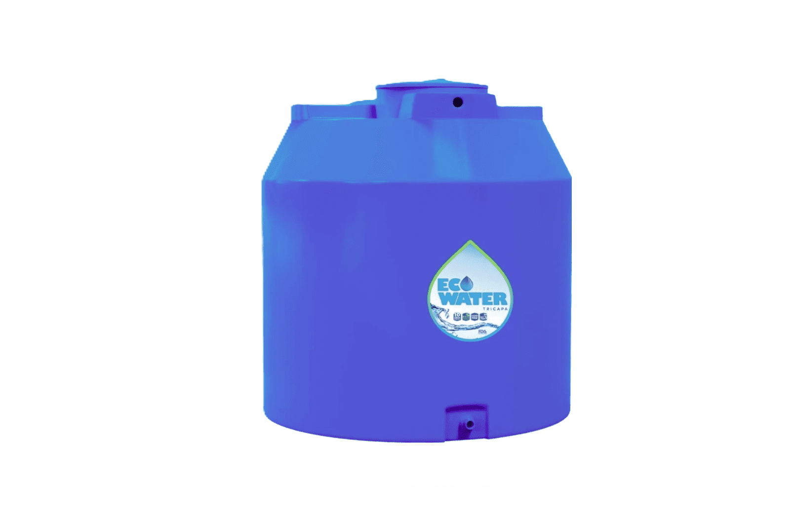 Ecotanke 410 Gal Water Tank, blue Color Weight in 3403 Full.