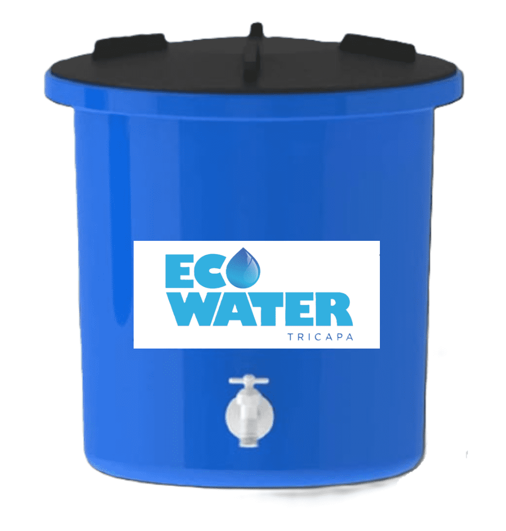 Eco Water  20Gls, Blue Color Water Tank , Weight 166 pounds Full