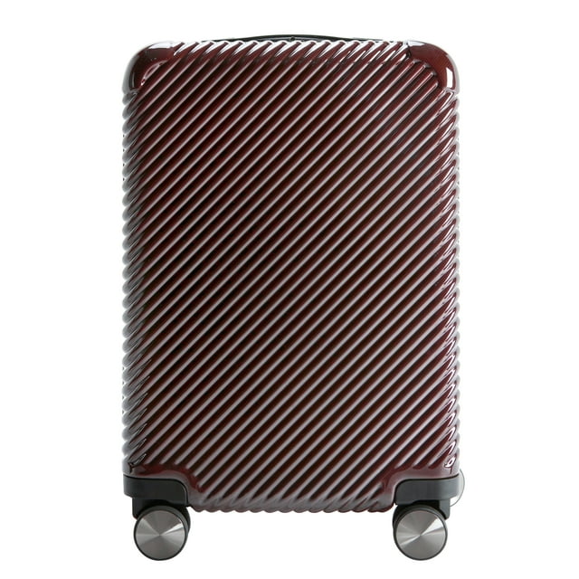 Ecotech Veer 20inch Hardside Travel ABS Carryon Luggage, Chocolate