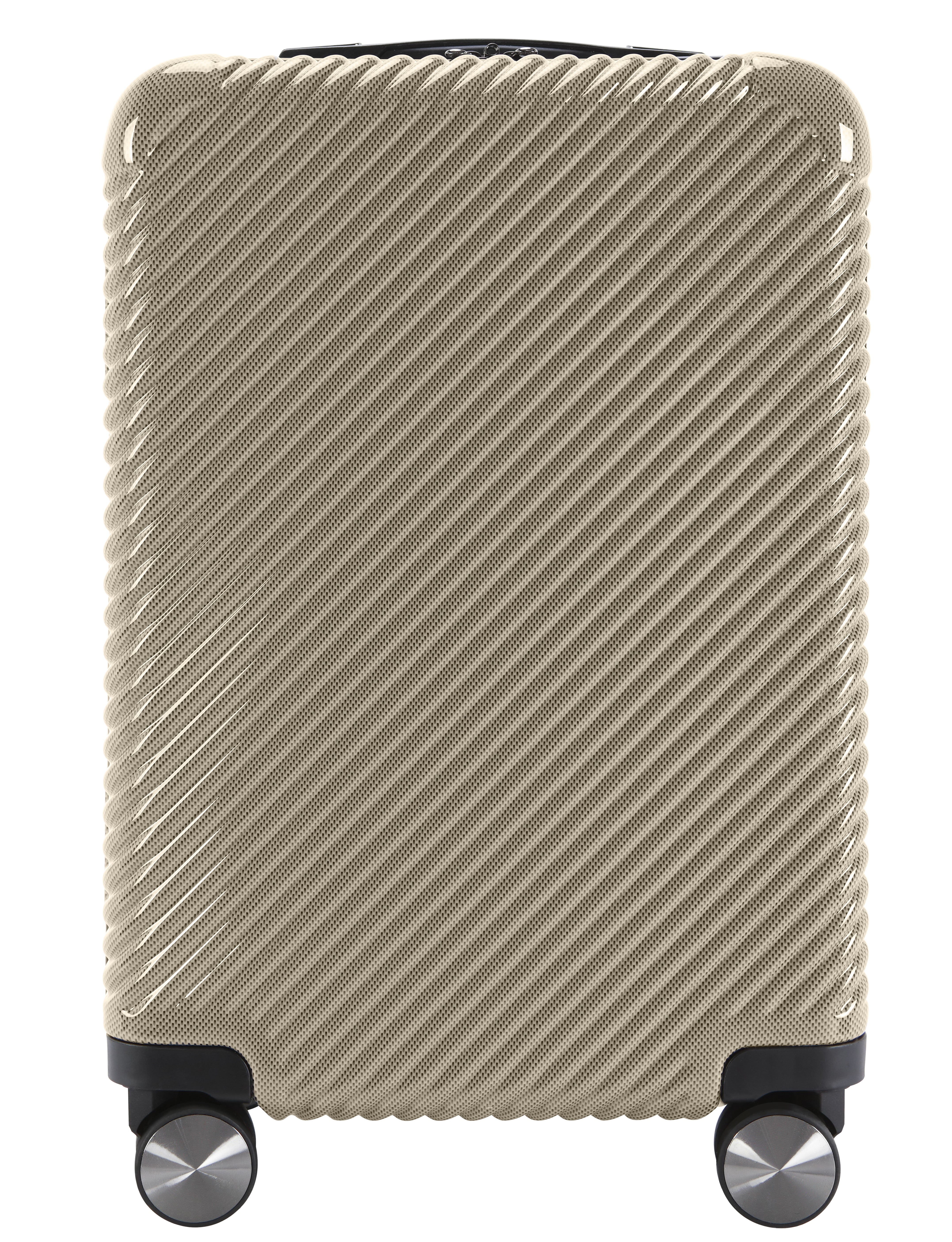 Ecotech Veer 20-inch Hardside Travel ABS Carry-on Luggage, Oxford Tan, All Ages