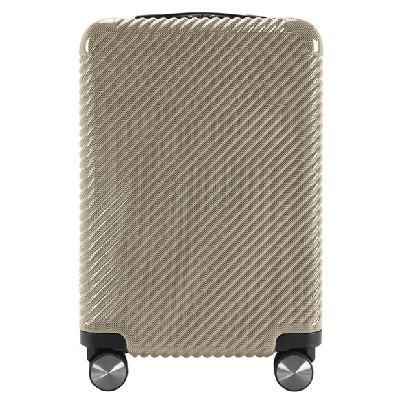 Ecotech Veer 20-inch Hardside Travel ABS Carry-on Luggage, Oxford Tan, All Ages