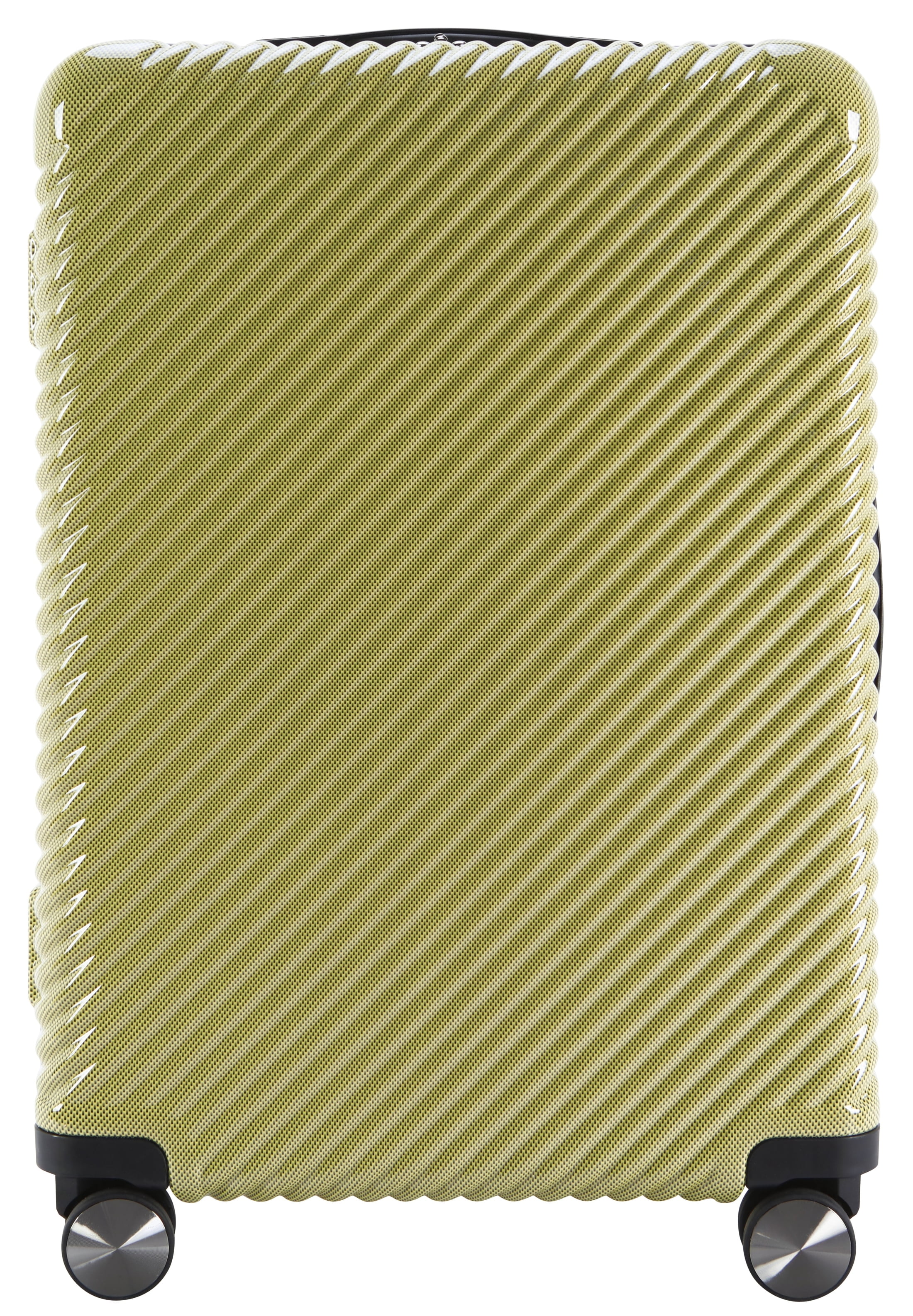 Ecotech Veer 24-inch Hardside Travel ABS Checked Luggage, Chartreuse, All Ages