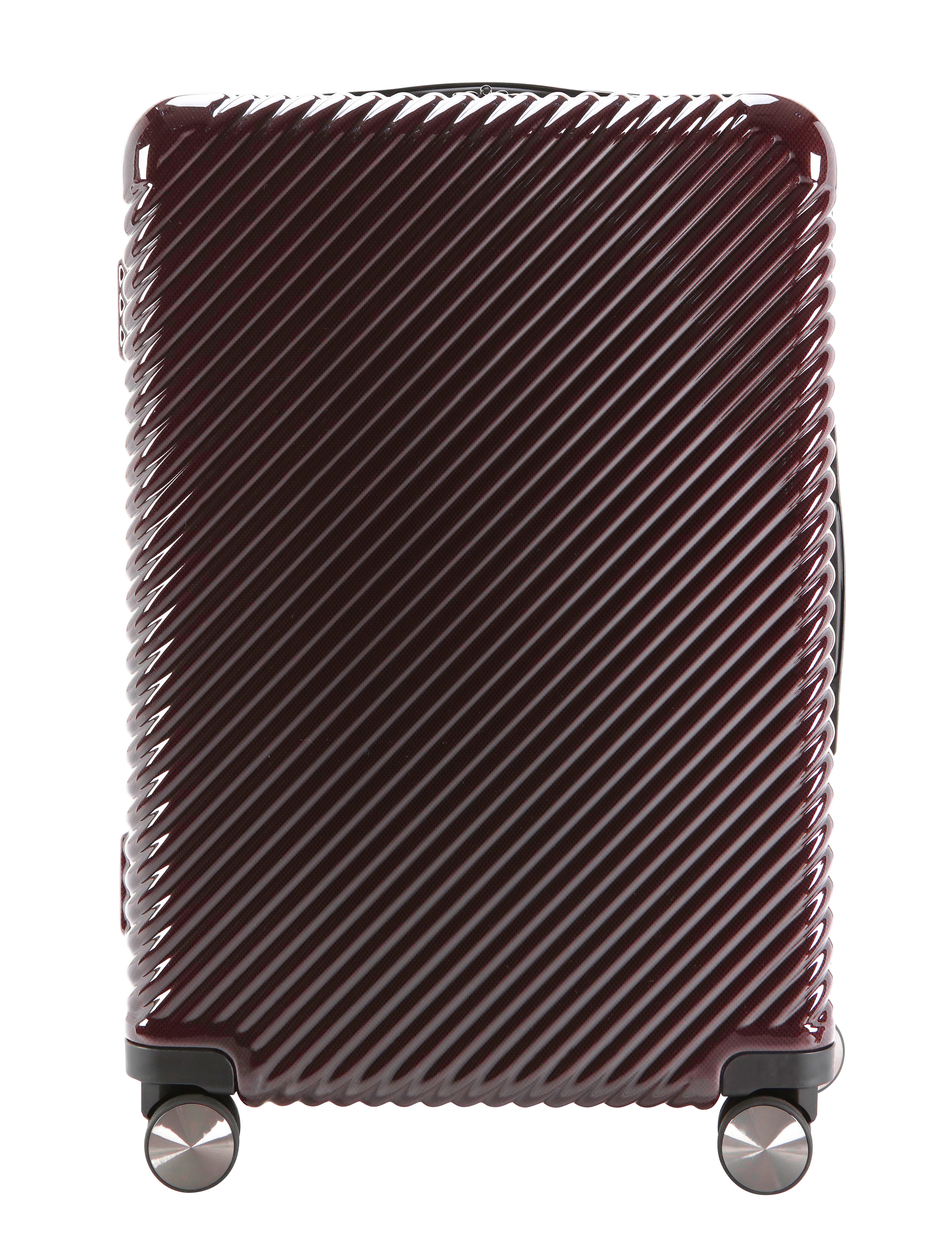 ECOTECH Veer 24-inch Hardside Travel ABS Checked Luggage, Chocolate