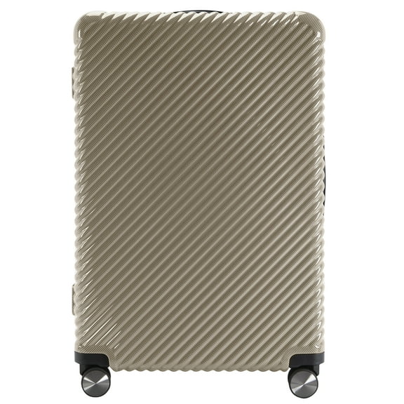 Ecotech Veer 28-inch Hardside Travel ABS Checked Luggage, Oxford Tan, All Ages