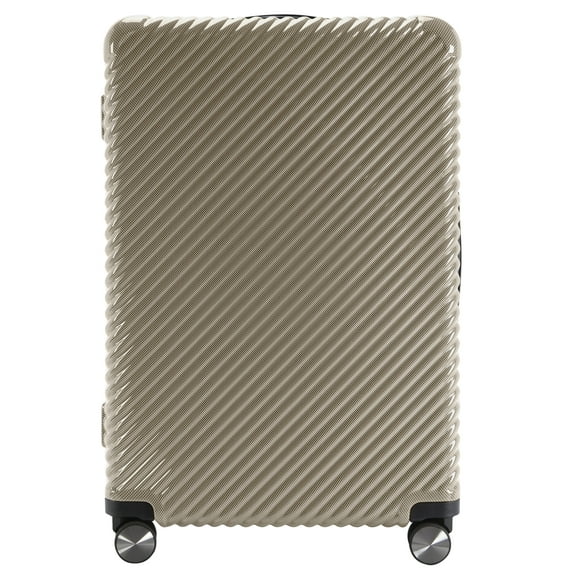 Ecotech Veer 28-inch Hardside Travel ABS Checked Luggage, Oxford Tan, All Ages