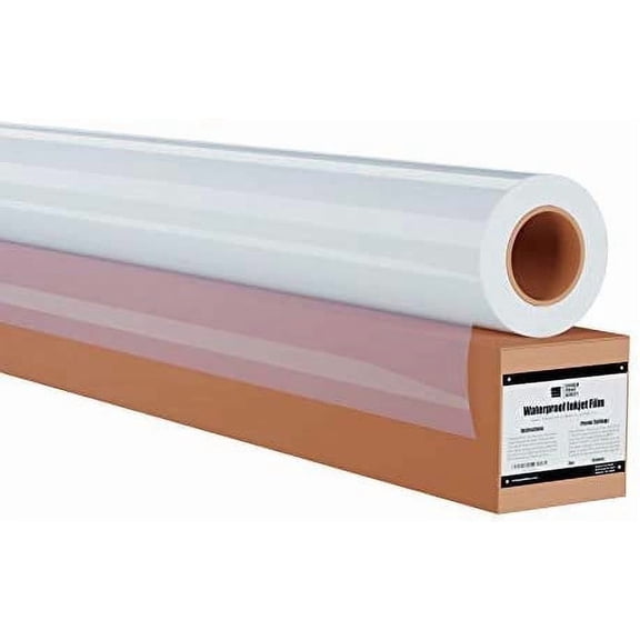 Ecotex® Screen Printing 5 Mil Waterproof Inkjet Film Roll - 44" x 100'
