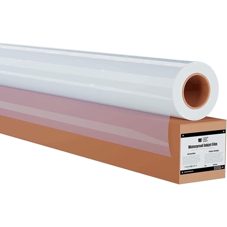 Ecotex 5 Mil Waterproof Inkjet Transparency Roll - DTF and Screen Print Transfer Film (63" in x 100')