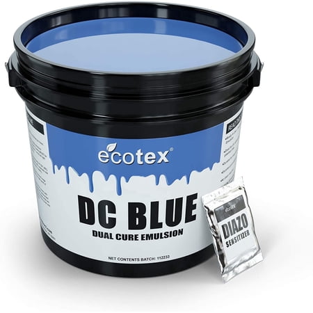 Ecotex® DC Blue Screen Printing Emulsion Gallon - 128 oz.