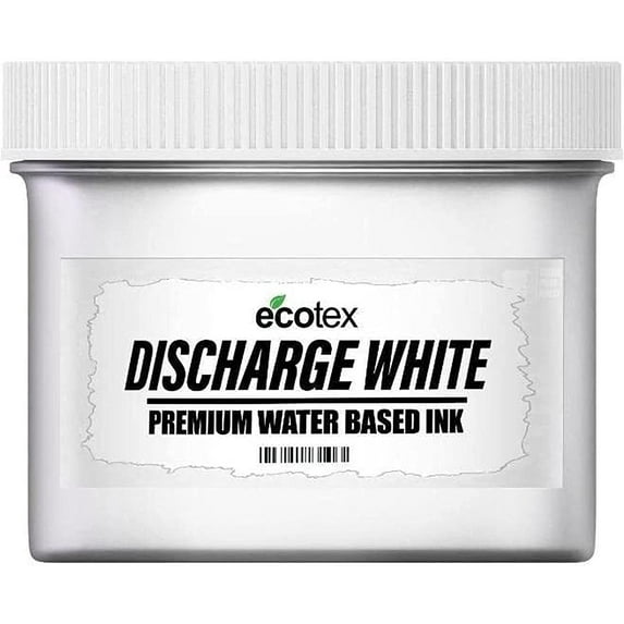 Ecotex Discharge White Water Based Screen Printing Ink - Block Printing Ink, Silk Screen Transfers Ink for Shirt Printing - Screen Printing Supplies for Screen Printing Kit (5 Gallon - 640 oz.)