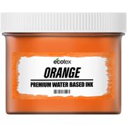 Ecotex  Orange Water Based Screen Printing Ink Gallon - 128 oz.