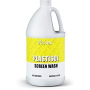 Ecotex Plastisol Screen Wash (Gallon-128oz) For Use in Sink and on Screen Printing Press - Degreaser and Degradant Cleaner for Screen Printing Inks - Silk Screen Ink Remover for Plastisol Ink on Mesh