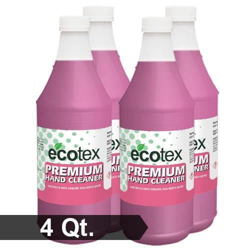 Ecotex Premium Hand Cleaner Industrial Screen Printing Hand Cleaner - Quart - 32 oz. / Pack of 4
