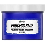 Ecotex  Process Blue Water Based Screen Printing Ink Pint - 16 oz.