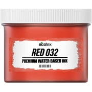 Ecotex Red 032 Water Based Screen Printing Ink - Block Printing Ink, Silk Screen Transfers Ink for Shirt Printing - Screen Printing Supplies for Screen Printing Kit Gallon - 128oz.