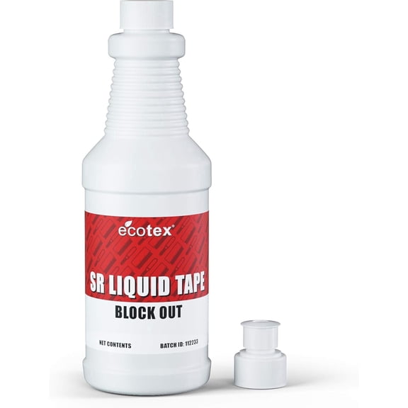 Ecotex SR Liquid Tape Block Out Solvent Resistant Blockout Pint - 16 oz.