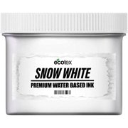 Ecotex  Snow White Water Based Screen Printing Ink 5 Gallon - 640 oz.
