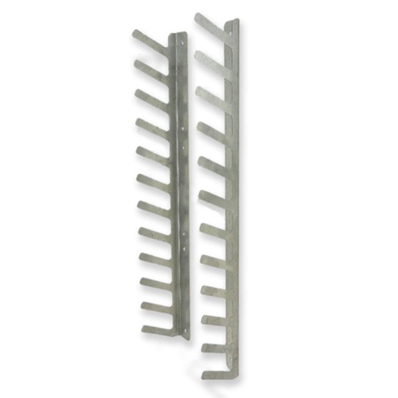 Ecotex Wall-Mount Squeegee Storage Rack for Screen Printing, Holds 12 Squeegees