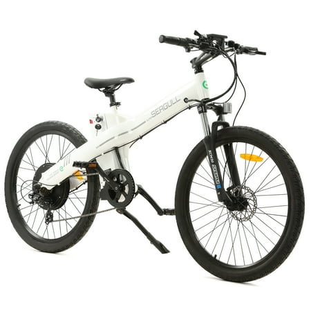 ECOTRIC 750W Electric Bike 26 In. 7 Speed Adult Motorized Ebike E Bicycle 48V 12.5AH with Removable Battery Hydraulic Brake