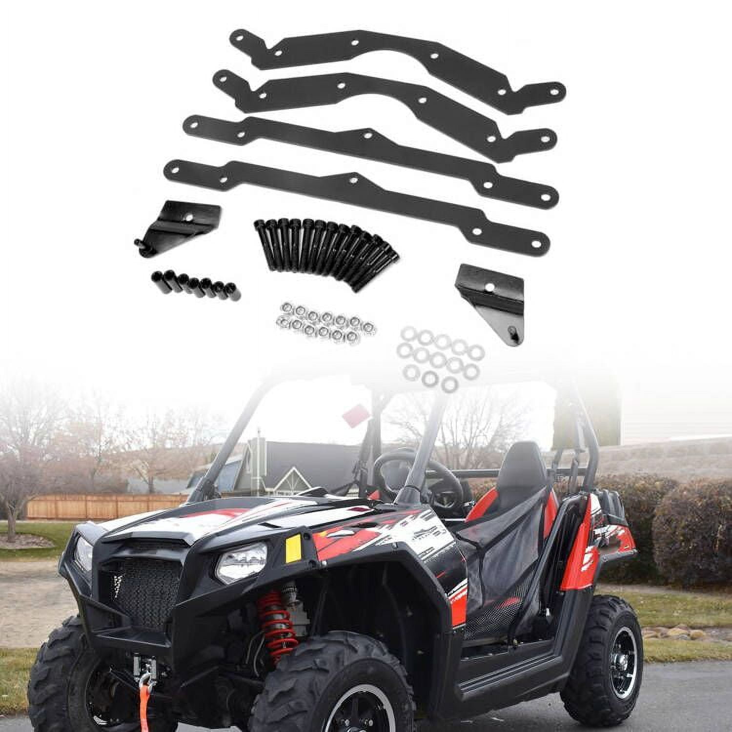 Ecotric Heavy Duty Adjustable 3" Lift Kit with Sway Bar Quick