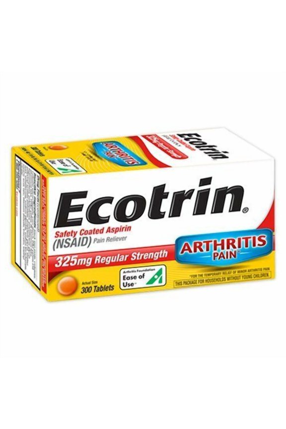 Regular Strength Safety Coated Arthritis Aspirin 325mg 300ct,3-Pack