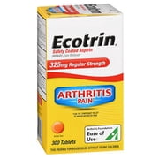 Ecotrin Regular Strength Safety Coated Aspirin 325 mg - 300 Tablets