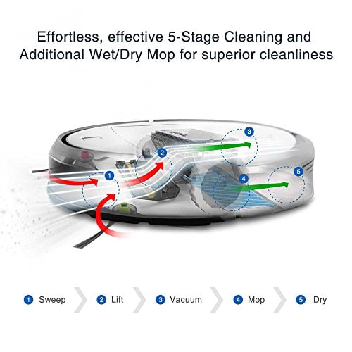 Ecovacs DB3G Deebot M81Pro Robotic Vacuum Cleaner, Black