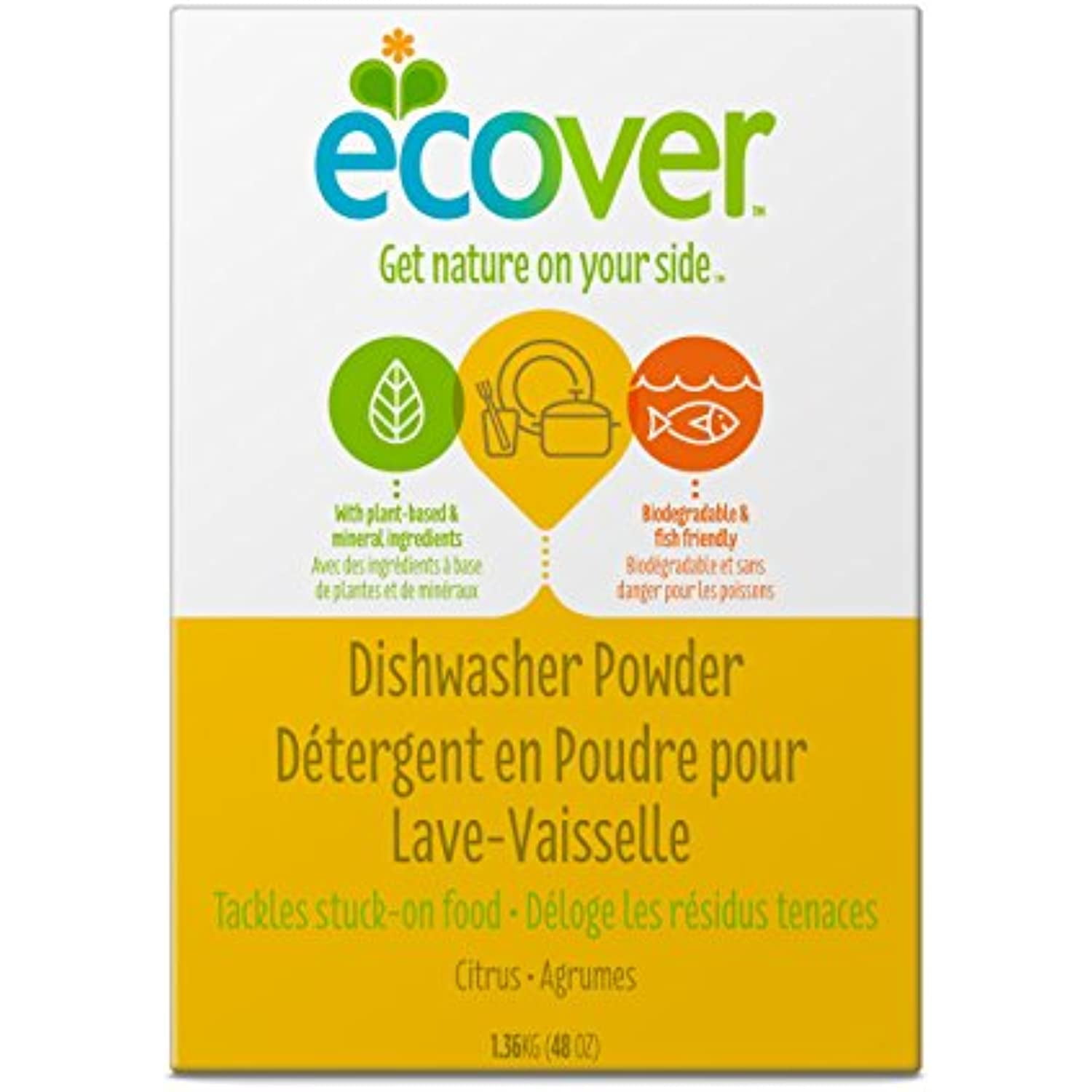 Ecover, Automatic Dishwashing Powder, 48 Oz
