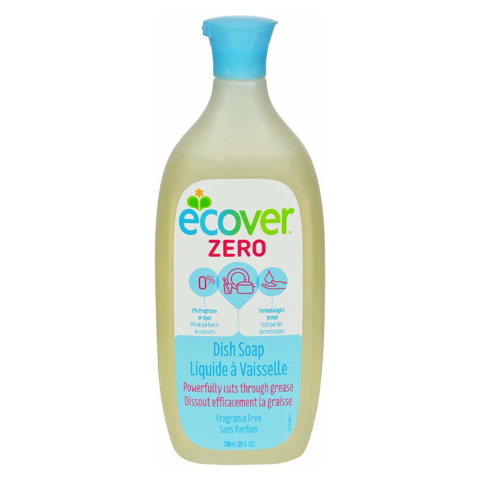 Ecover Fragrance Free Zero Dishwashing Liquid Soap, 25 Fluid Ounce 6