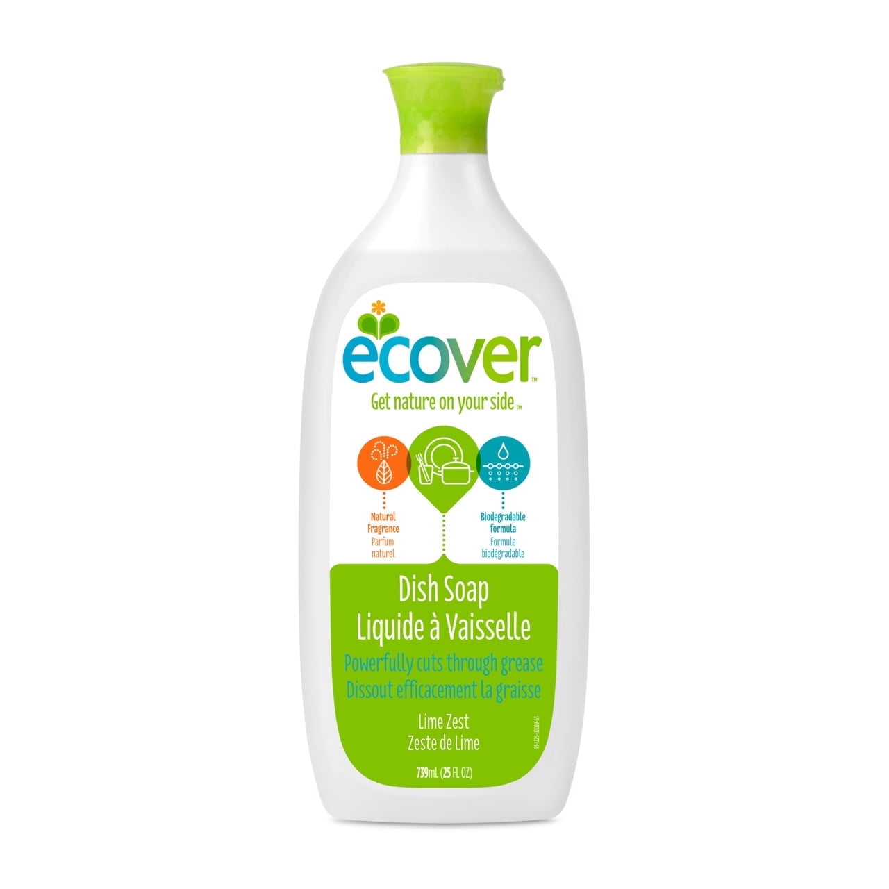 Ecover Dish Soap, Lime Zest, 25 Fl Oz